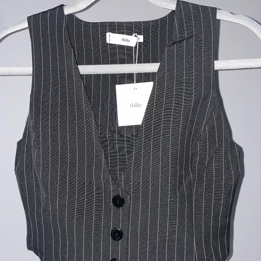 Adika Pin Stripe Lucille Vest
